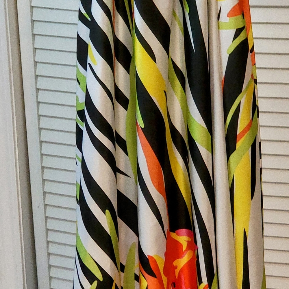 Ashley Stewart Vibrant Striped Maxi Dress